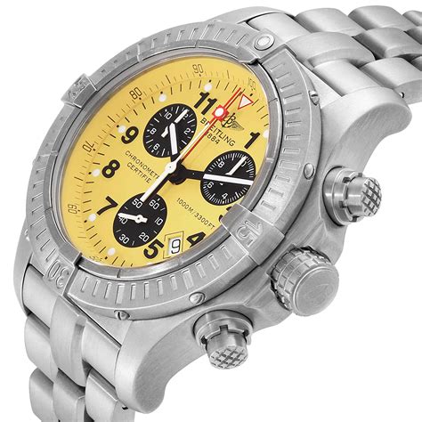 breitling chrono avenger m1 e73360 titanium chronograph watch|Breitling chrono avenger.